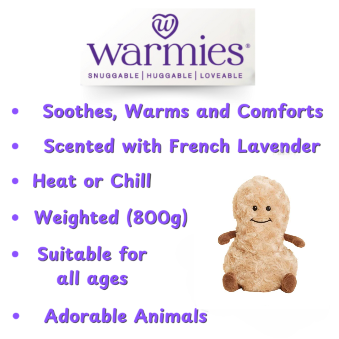 Peanut | Warmies | Weighted Plushie
