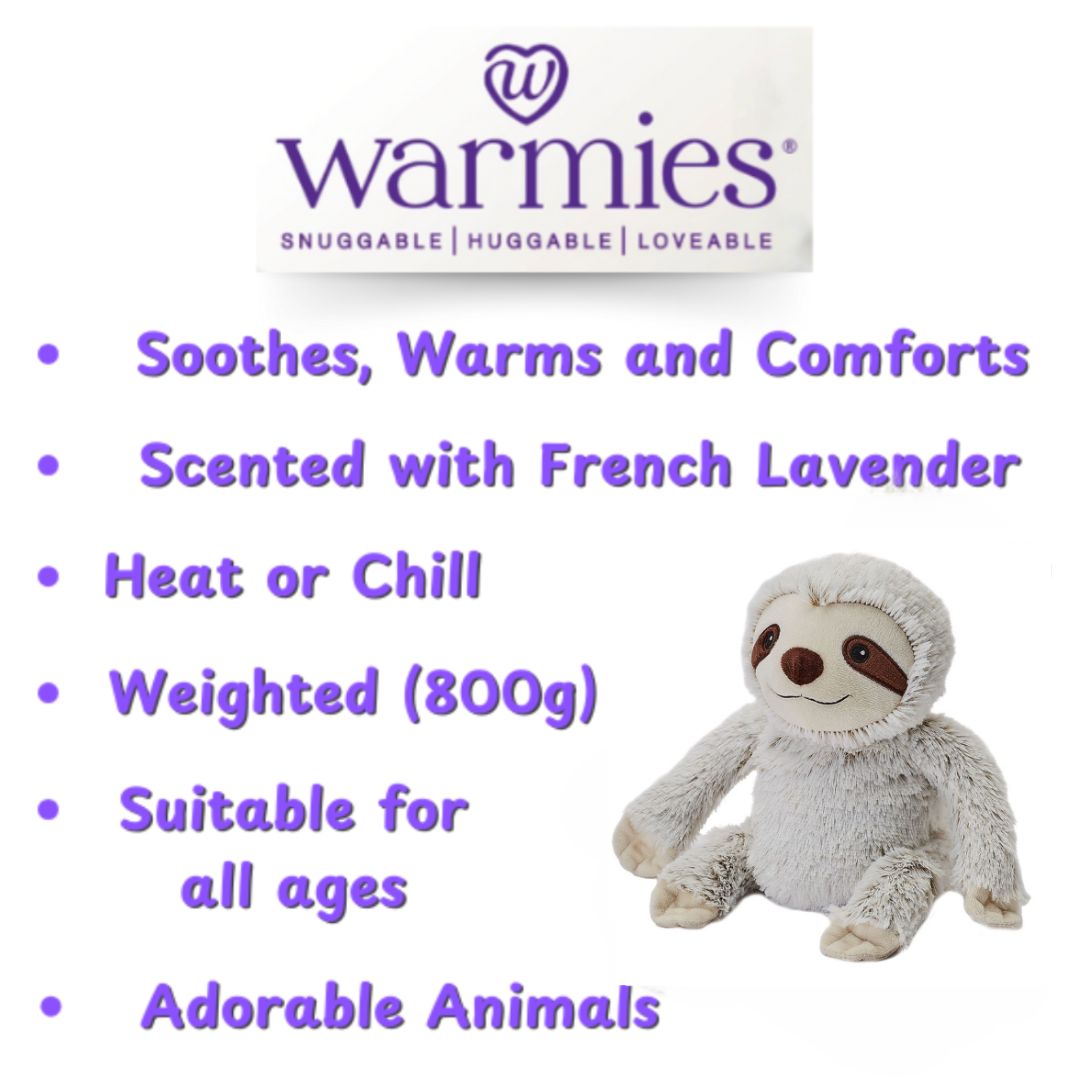 Marshmallow Sloth | Warmies | Weighted Plushie
