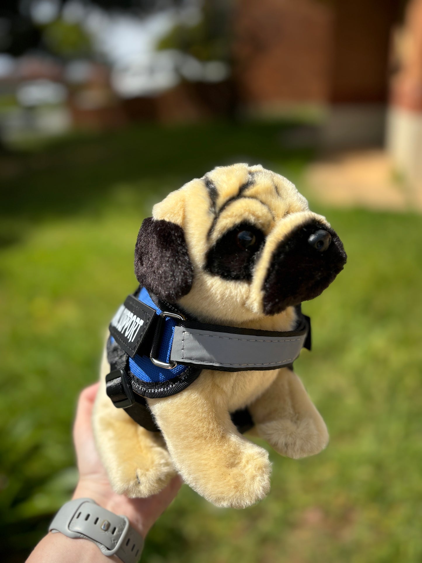 Puggles The ESSA - Pug - Emotional Support Stuffed Animal Plushie