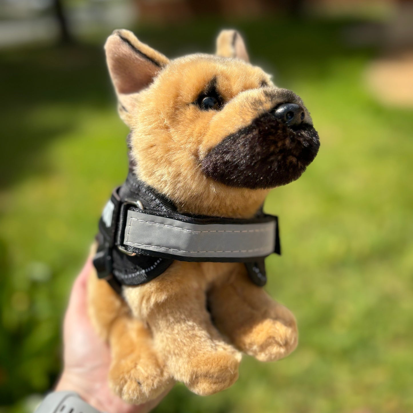 German Shepherd Plushie - Emotional Support Stuffed Animal - ESSA - Living Nature